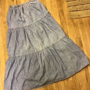 IVY collectible medium size elasticated waist western maxi skirt USA